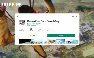 Can Free Fire be played online without downloading on Android devices?