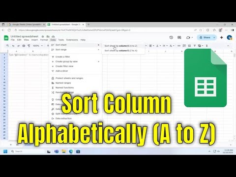 How To Sort Column Alphabetically (A to Z) on Google Spreadsheets [Guide]