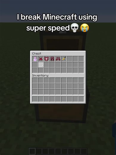 Breaking Minecraft with Super Speed Mod
