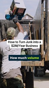 96K views · 577 reactions | Ready to start your own successful junk removal business? This video features practical tips from business owners who turned discarded items into thriving enterprises. From pricing and recycling strategies to scaling and branding, get everything you need to start strong and stand out. #junkremoval #junkremovalbusiness #junkremovalservice #sidehustle | Jobber | Facebook