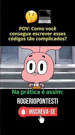 POV: Como um DEV consegue programar tudo isso? 🤔🧠😂
