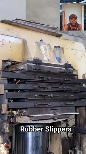 Workers in the factory manufacturing Rubber Slippers.✅✅ | John Kenedy Anyaba