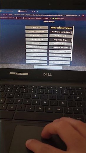 Eaglercraft Gameplay on chromebook