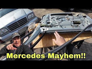 Mercedes Window, Door Panel, Door Trim Replacement!