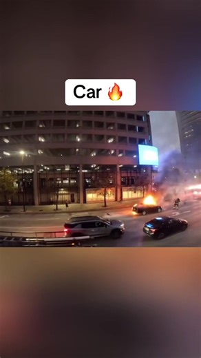 Firefighters Responding To A Car Fire #firefighter #fireman #fire #fyp