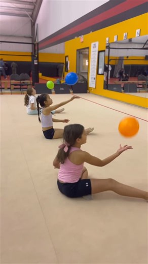 Ritmo Gymnastics on Instagram: "Quick feet, quick minds, strong bodies 💪🏻🎈✨ #rg #rhythmicgymnastics #rhythmicgymnast #gymnastics #reactiontimetraining #cardio #yxe #saskatoon #canada #strong #trainingmotivation #endurance #kidssports #hardwork #yxesports"