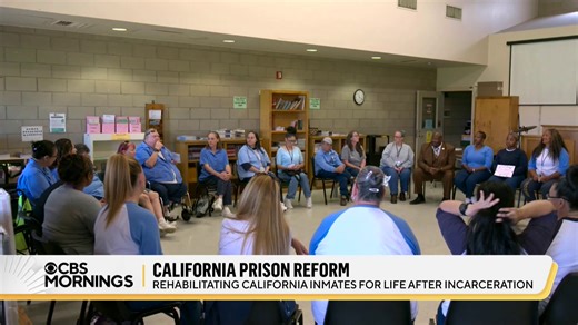 1.7K views · 31 reactions | California’s bold prison initiative prioritizes rehabilitation and education, with the goal of preventing offenders from coming back into the system, Gov. Gavin Newsom says. Some victims’ families say it is “chipping away at the justice that we are supposed to receive.” https://cbsn.ws/3VSBi85 | CBS Mornings | Facebook
