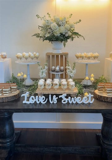 Delicious Wedding Dessert Table at Ever After Farms