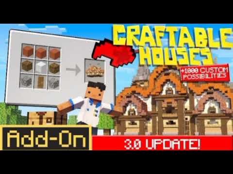 CRAFTABLE HOUSES UPDATE (craftable houses 3.0 update addon)