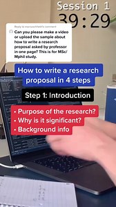 19 shares | RESEARCH PROPOSAL A strong Research Proposal is vital as...