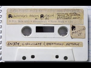 Art Talk Tape: Readings from Ruskin