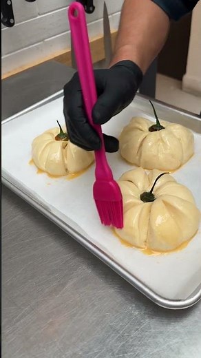 Halloween Style Pumpkin Burger 🎃🍔 #shorts