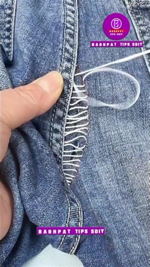 📎Seamless hole mending technique #shorts#shortsfeed#sewing#shortvideo