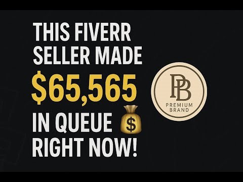 Join Fiverr NOW: This Logo Seller Proves You Can Get Rich $65k Running Order 2025 New