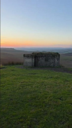 I spent the night in a WW2 pillbox in northumberland