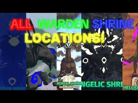 ALL WARDEN SHRINE LOCATIONS | Creatures Of Sonaria