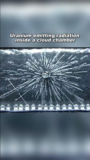 Uranium emitting radiation