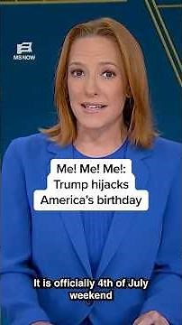 Me! Me! Me!: Trump hijacks America's birthday