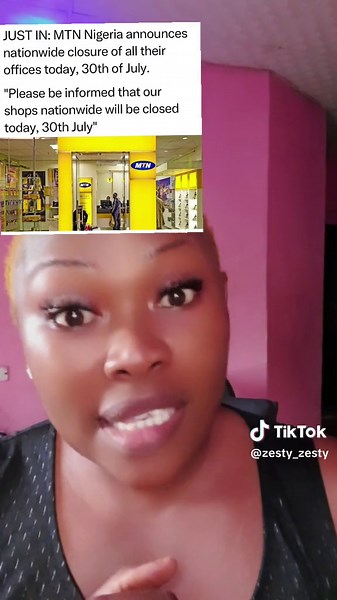 MTN Closes All Branches Nationwide Today 30th of July