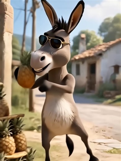 Kucing Lucu Bergaya Kartun