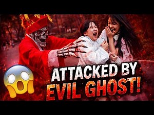 👉 Scary Red Ghost Attack Prank in Public 😱 | CRAZY Reactions!