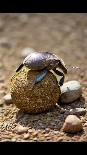 Ever Seen a Dung Beetle Fly😱 #animals #beetle