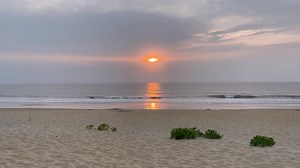 23K views · 1.6K reactions | OBX Sunrise June 5, 2025 Coquina Beach access 70 degrees 6:16 am | OBX Sunrise | Facebook