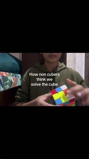 Cuber vs noncuber #fyppppppppppppppppppppppp #rubikscube #cubing #hobbies #fyp