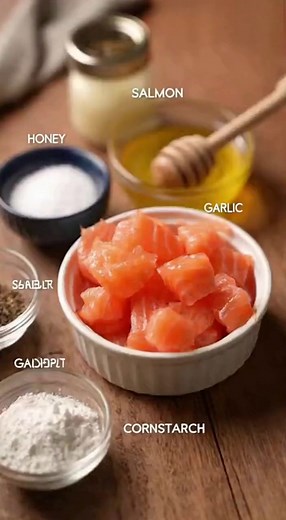 Crispy Air Fryer Honey Garlic Salmon Bites 🐟🍯 Here’s a delicious, quick‑and‑easy recipe tailored for the air fryer and USA measurements. Yields: serves 4 | Prep Time: 10 min | Cooking Time: 10 min | Total Time: 20 min Calories (approx): 310 kcal | Net Carbs: 8 g | Protein: 28 g | Fat: 15 g Ingredients: * 1 lb (16 oz) salmon fillet, skin removed, cut into ~1‑inch cubes * 1 Tbsp olive oil * ½ tsp kosher salt * ¼ tsp black pepper * 3 Tbsp honey * 2 Tbsp low‑sodium soy sauce * 2 tsp fresh lemon ju