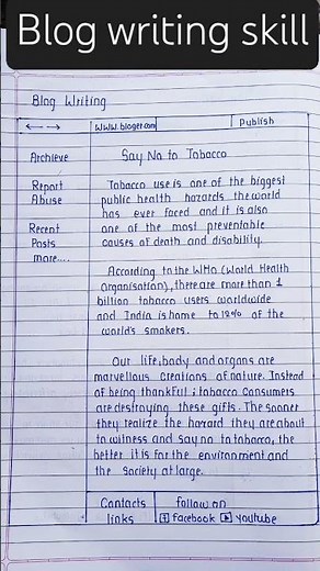 12th english board blog writing skills #maharashtraboard #12thboard #englishwritingskill #english