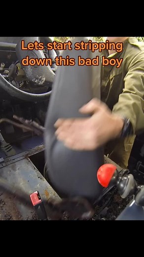 Day one stripping down the defender. I’ll be removing every nut and bolt. #landrover #defender #landroverdefender #prepping #bugoutvehicle