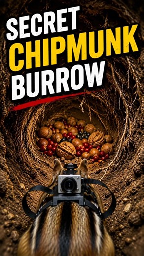 POV: INSIDE A CHIPMUNK'S SECRET BURROW