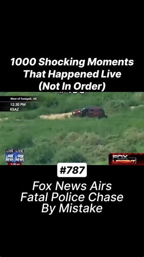 Uncovered Live Moments on Instagram: "On September 28, 2012, Fox News accidentally aired the fatal end of a live police chase in Arizona. The pursuit began in Phoenix and ended when the suspect, JoDon F. Romero, stopped his car in a rural area and took his own life. The network had been broadcasting the chase with a five-second delay instead of the usual ten, which wasn’t enough to prevent the footage from going live. Anchor Shepard Smith immediately shouted for the feed to be cut, but the momen