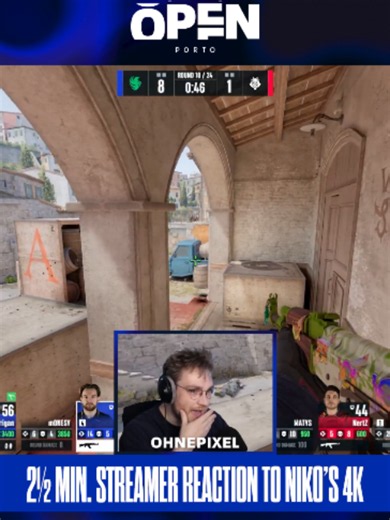 NiKo 4K on Inferno vs G2 BLAST Porto 2026 — CS2 clutch highlight