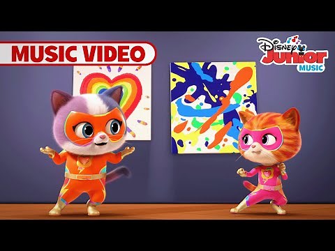 SuperKitties "I Heart Art" Song | ‪@disneyjr‬