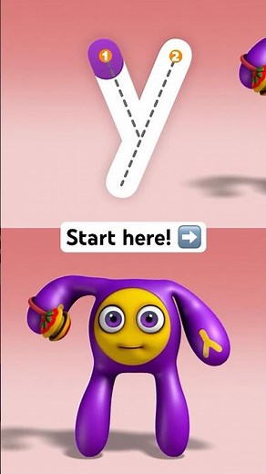 Let's finish tracing our lowercase letters u, v, w, x, y & z! 🎶✨ #abcs #toddlerlearning