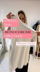 5K views · 100 reactions | Spring Style - Classic Monochrome Outfit...