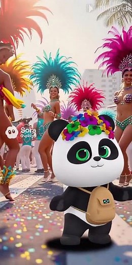 Baby Panda World Tour 🌏 Brazil in 15s 🎬🐼