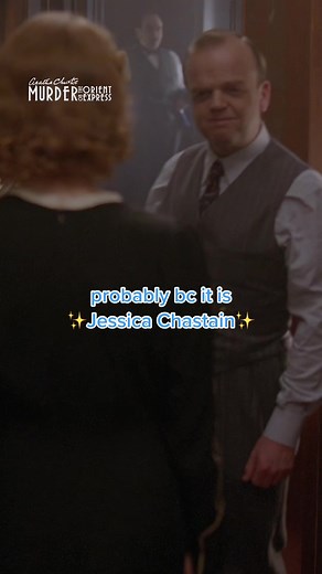 See Jessica Chastain and other surprising guests on Agatha Christie’s Poirot streaming now on BritBox 🚂🕵️‍♂️ #agathachristie #poirot #jessicachastain #britishtv #cozymystery #adollshouse
