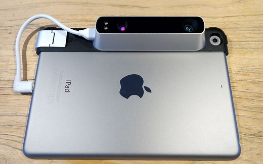 AR/VR/MR应用⑦室内设计：2.3 Structure Sensor激光扫描仪、户型精准测量、自动3D建模30秒生成3D户型