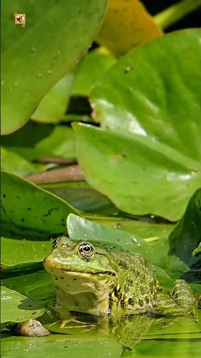 Green Frog Sounds (Green Frog At Water Lily Leaf)