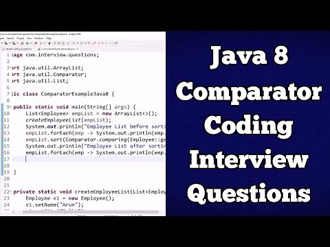 java 8 coding interview Questions on Comparator | custom sorting | #3