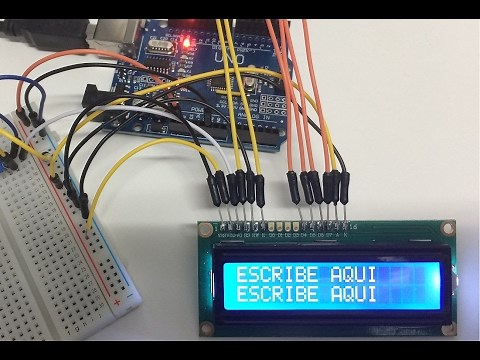 CONECTAR LCD 1602 ARDUINO UNO + PROGRAMA & CONNECT LCD 1602 ARDUINO ONE + PROGRAM