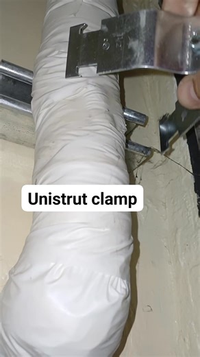 Install unistrut clamp and unistrut channel piping support #electrician #control #power #technician #switch #wiring #engineering #fblifestyle #diy #electrical | Electricians Guide