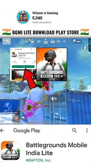 BGMI Lite Download Play Store 😍 #shorts #bgmimlite #bgmi #short
