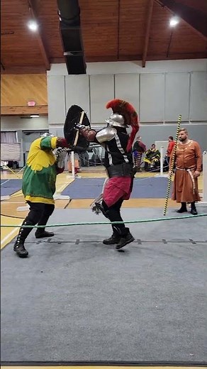 Armored Combat Tournament | One of Many Bouts Fought at this SCA Event
