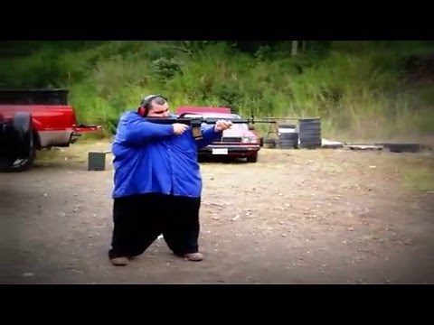 Fat Guy With Gun Arcade Version