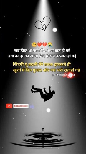 #lovequotes #sadstatus #sadshayari #sadshayariwhatsappstatus #brokenheartstatus #sanukishayeri #sad