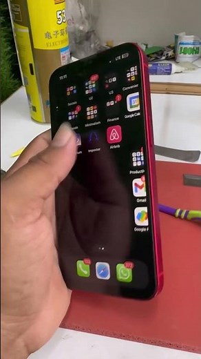 iPhone 13 red screen problem solved green screen problem solved #viral #iphone #shortsfeed