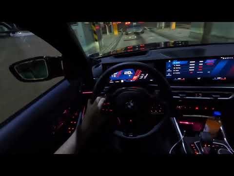 POV G80 M3 Night Drive Highway / Back Roads
